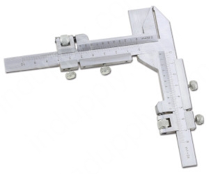 Gear tooth vernier caliper
